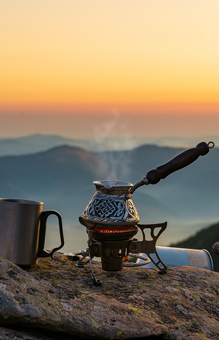 Turkish Coffee on Mountain